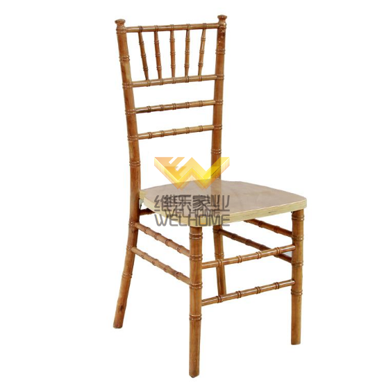 Natural wooden color comfortable chiavari chair for wedding/event